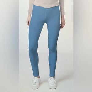 Serra Blue Fleece Lined Leggings, size small (4-6)